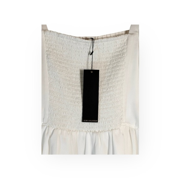 Kobi Halperin Stavy Square Neck Dress in Ivory NWT - Picture 9 of 10
